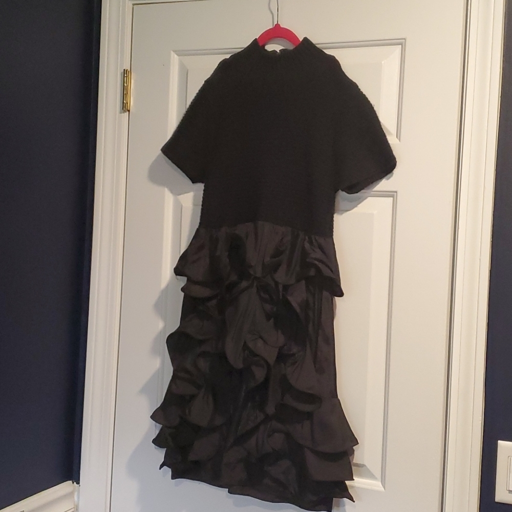 Narcisa Lang Black Dress